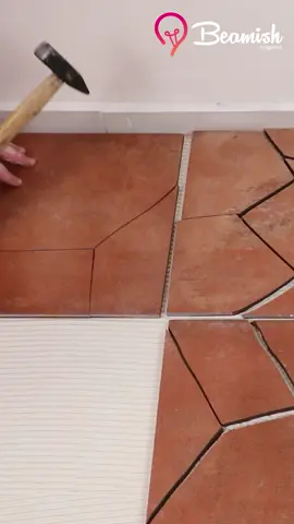 Broken tiles floor design #tile #ceramic #flooring 