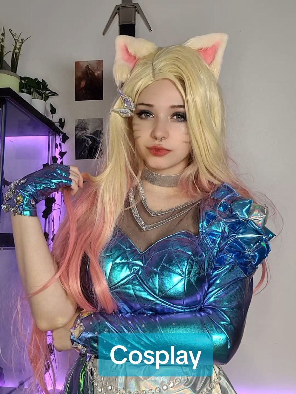 This audio sounds so cute #cosplay #leagueoflegendscosplay #ahricosplay #ahri 