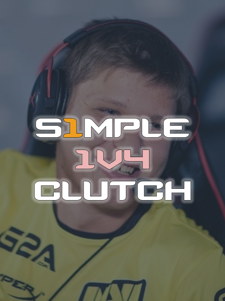 S1mple 1v4 Clutch! #csgo #csgomoments #s1mple #throwback #dreamhack #2017 #goat🐐 #1v4clutch