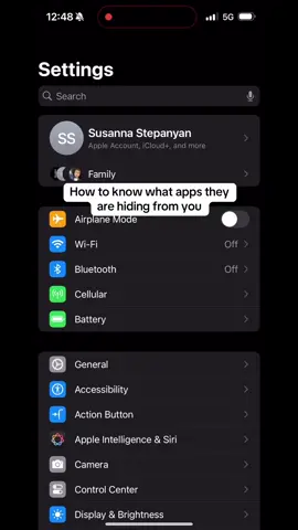 how to see what apps they are hiding from you