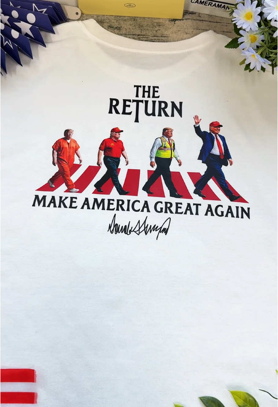 Trump’s Back baby 😎🇺🇸🔥 #trump #trumpshirt #trumpsupporters #makeamericagreatagain🇺🇸❤️ #presidenttrump #trump2024🇺🇸 #viral #foyou #FYP 