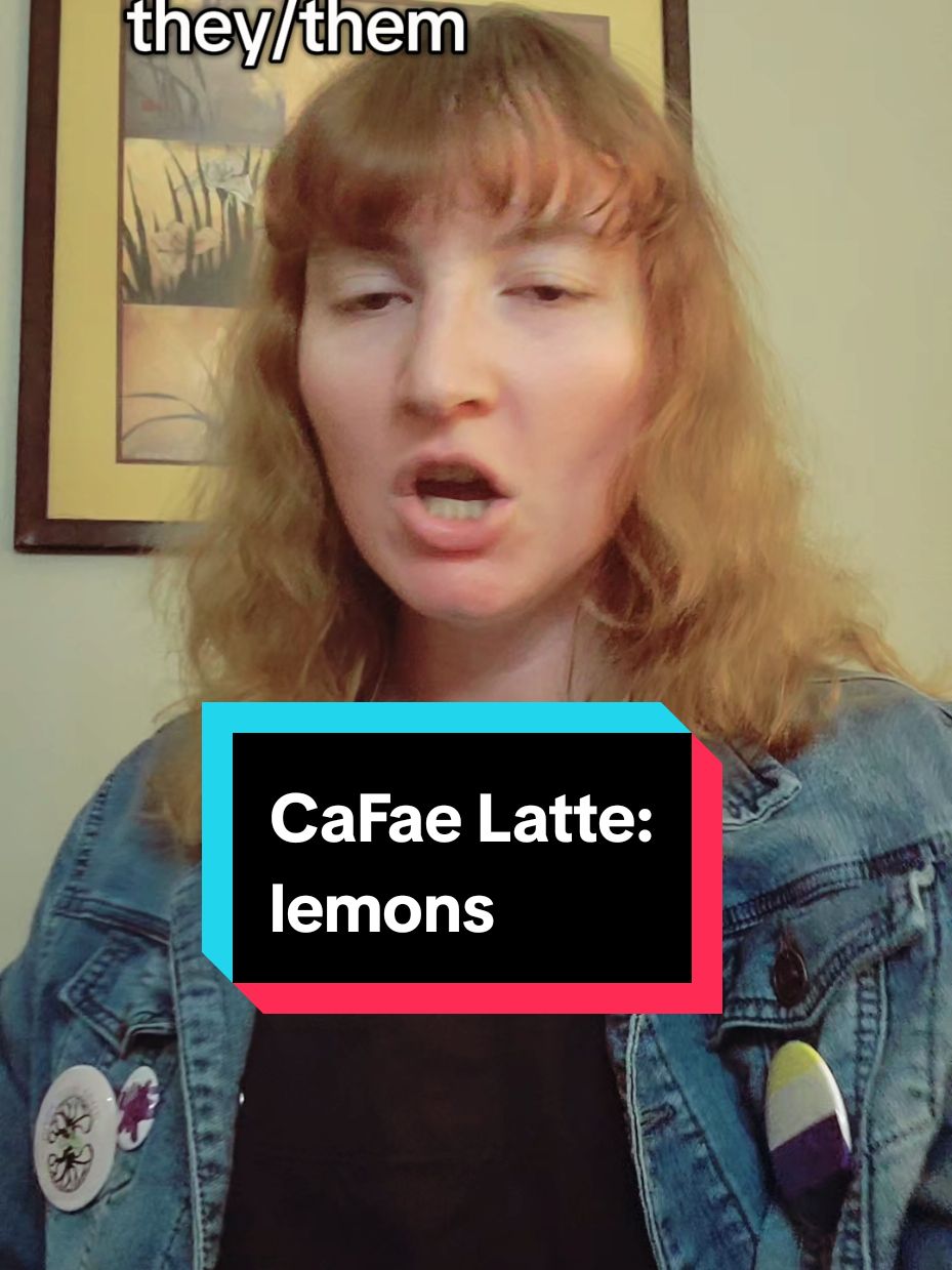 Not pictured: the CaFae Crew slowly backing away in horror as they watch this descent into madness. #cafae #cafaelatte #humor #funny #silly #lemon #funfact 