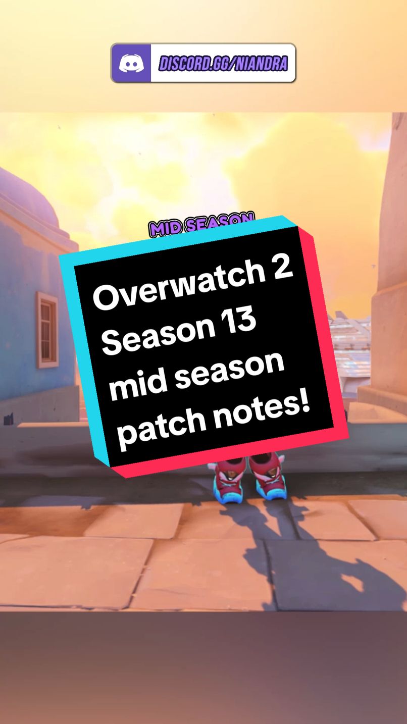 Season 13 mid season patch notes are here! #overwatch #overwatch2 #ow2 #overwatchtiktok #ow2tiktok #overwatchclips #ow2clips #overwatchpatchnotes #overwatchupdate #gaming #juno #gamingtiktok #videogames #fy #fyp