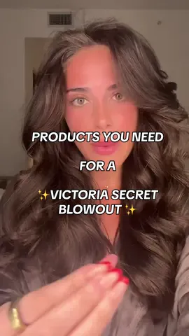 Highly Requested Video of The Products I Use for My ✨Victoria Secret ✨ blowout! #hairproductsyouneed #perfectblowout #lifechanging #victoriassecretangel 