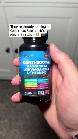 Zoyava CORTI-Soothe supplement with magnesium, ashwagandha, L-theanine #cortisoothe #zoyava #supplement #blackfriday #christmas2024 #christmas 