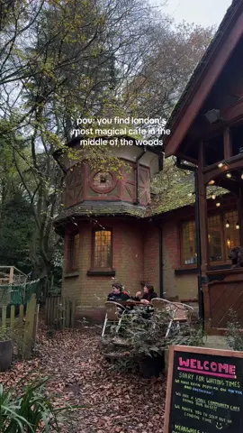 truly magical 🪄✨ 📍Queen’s Wood Cafe, Highgate  #londoncafe #londoncoffeeshops #londontiktok #londonlife #coffeeshop #cafe 