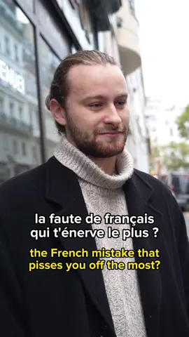 The French mistakes that pisses you off the most? #1  Of course, making mistakes is normal especially for learners, and it’s even necessary to make some. ✅ But as native speakers, some mistakes can hurt your ears when you hear them, when they come from a native. 👂 Like people using -RAIS (conditional form) after “si” (if) ❌ It is : Si + Imparfait + Conditionnel présent ❤️ What’s the French mistake that misses you off the most? 👇 #paris #french #frenchteacher #americaninparis #speakfrench #frenchexpression #frenchmistake #mistake 