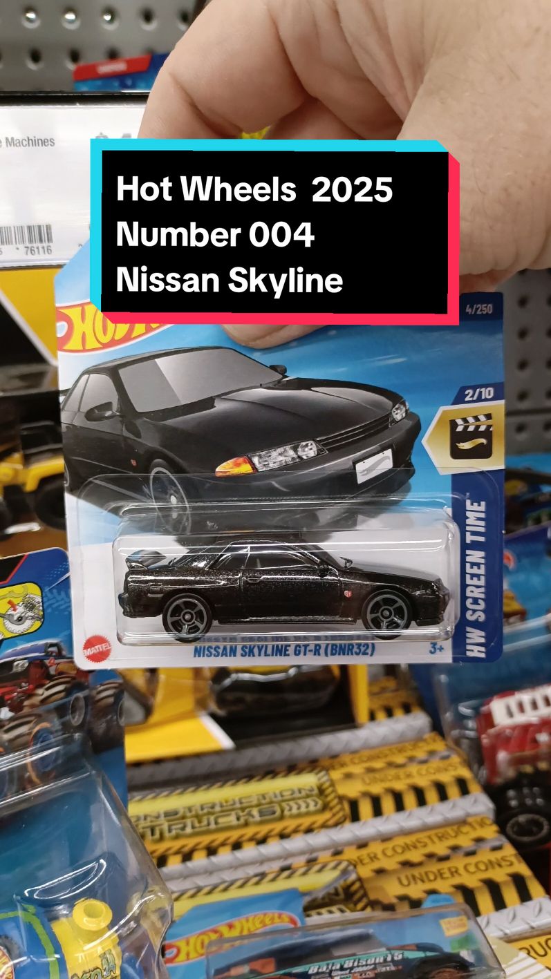 Been looking for you for a while now. 🙏😁 Hot Wheels - Mainline 2025 Number 004 (HYY72) Nissan Skyline GT-R (BNR32) Paid $3.75 AUD (Woolworth) #nissan #skyline #mainline #hotwheels #mattel #diecast #fastandfurious  @nissan  @Hot Wheels  @mattel 