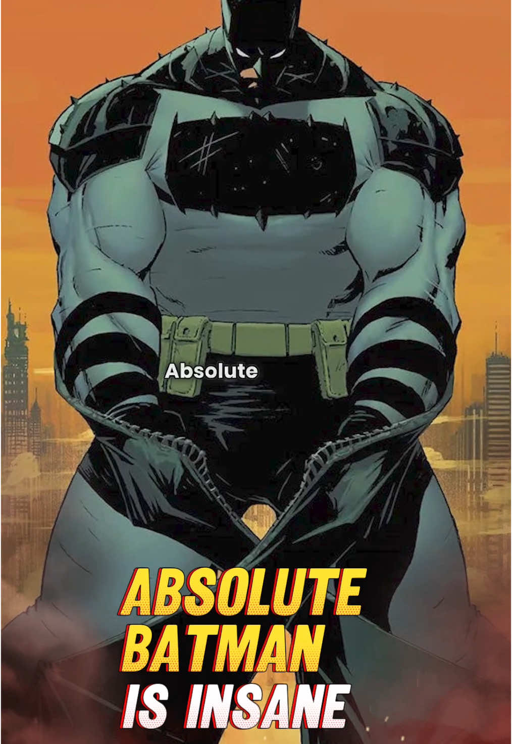 Absolute Batman is Insane #dc #batman #comic 