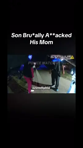 Son Bru*ally a**acked his mom #police #pov #policeofficer #cops 