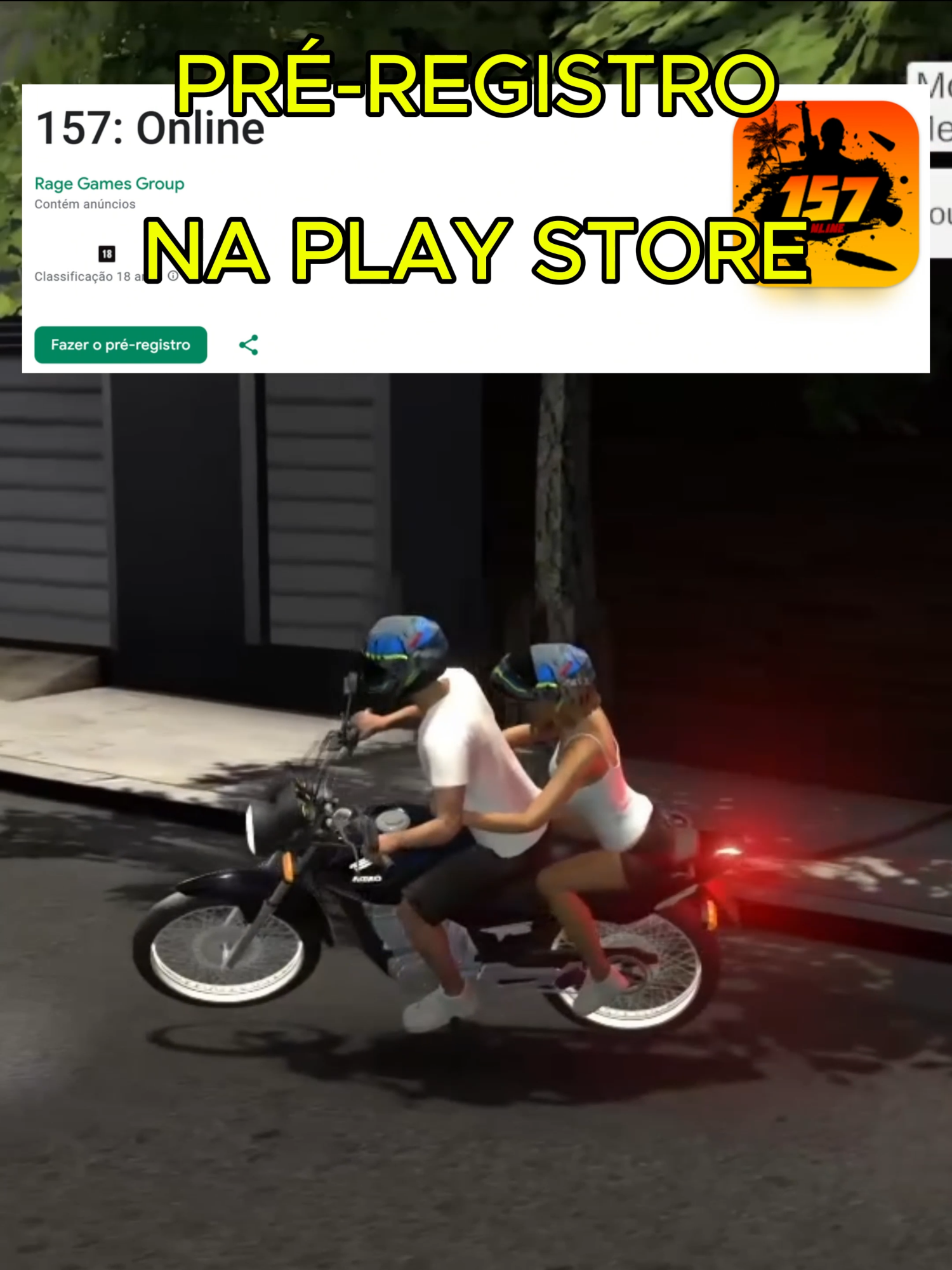 NOVO JOGO ESTILO GTA PARA CELULAR!!! #bikes#157#244#edit#moto #jogosmobiles #157online #gta #grau #fy #fyp #explore