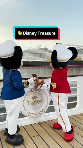 The Disney Treasure has arrived at its homeport in Port Canaveral, Florida for the first time ahead of its maiden voyage on December 21! 🚢 👀 #Disney #DisneyParks #DisneyCruiseLine #DisneyTreasure