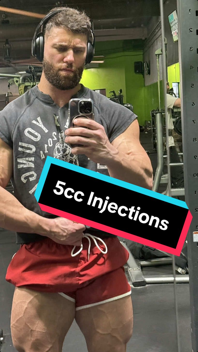 Replying to @H3rby_Liftz Always been my preferrance. I feel better and much prefer injecting less frequently #fyp #fypシ #bodybuilding #gym 