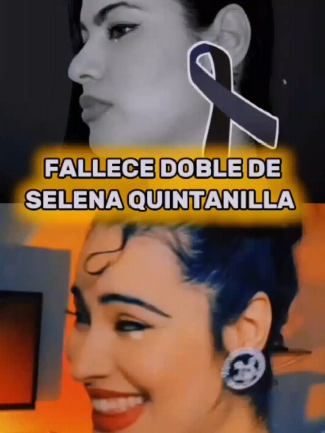 Fallece la Doble de Selena Quintanilla #selenaquintanilla #anahisgarmendia #televisa 