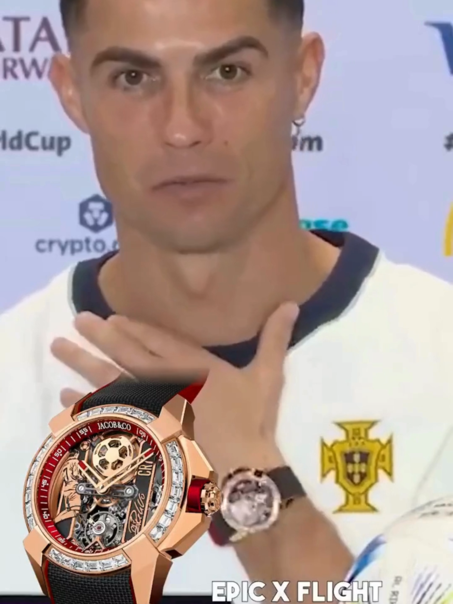 Friend of Jacob & Co. Cristiano's watch collection #Jacobandco #Inspiredbytheimpossible #Cristiano #cr7