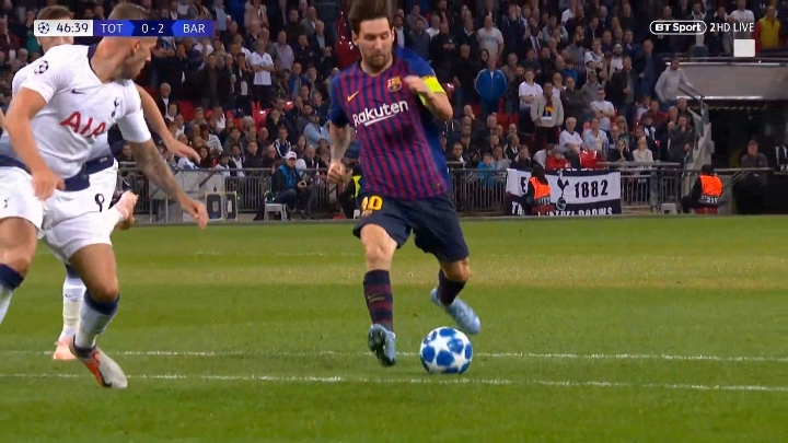 🇦🇷🐐 Messi vs Tottenham, champions league 2018-19 #messi 