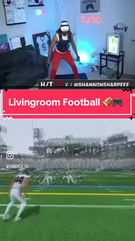 Now that’s a full body workout 🎮😤 (🎥: X/@shannonsharpeee)