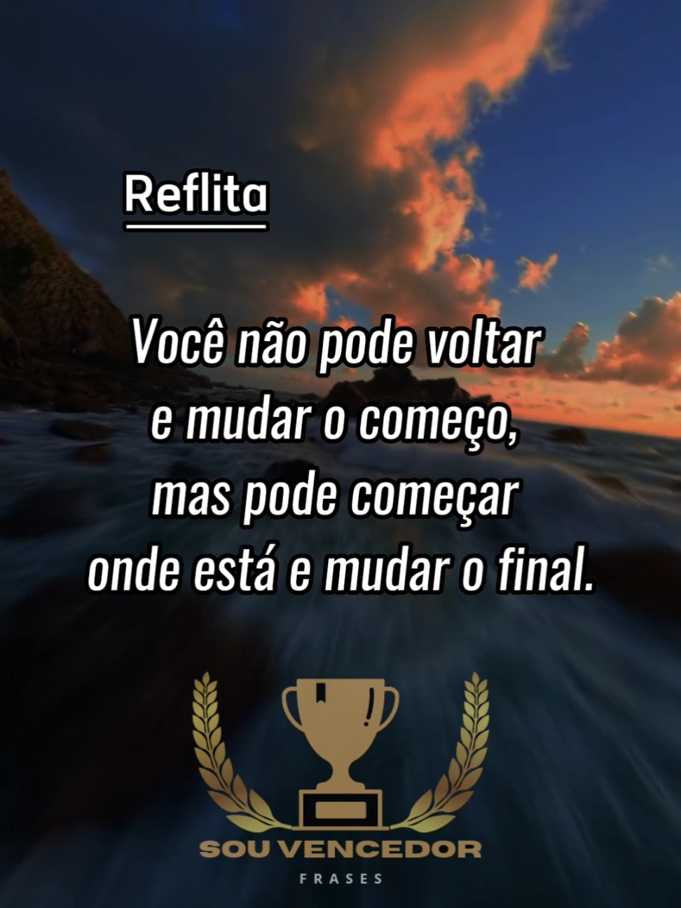 Você pode mudar toda sua história  #motivação #reflexão #status #mensagens #souvencedorfrases #deus #bipolar #ansiedade #fé #cristão 