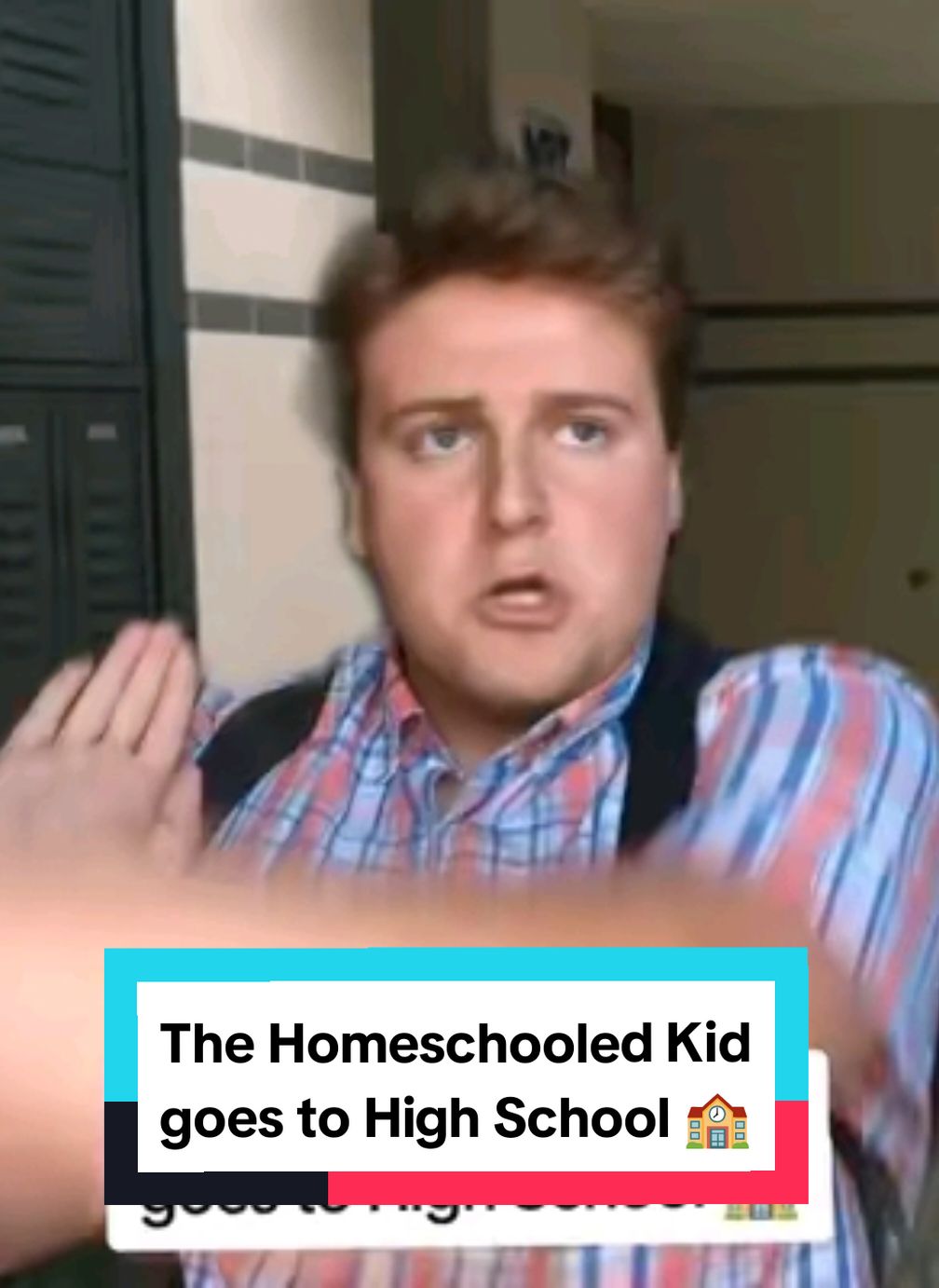 The Homeschooled Kid goes to High School... 🏫 #comedy #funny #homeschool #highschool #skit #fyp #greenscreen 