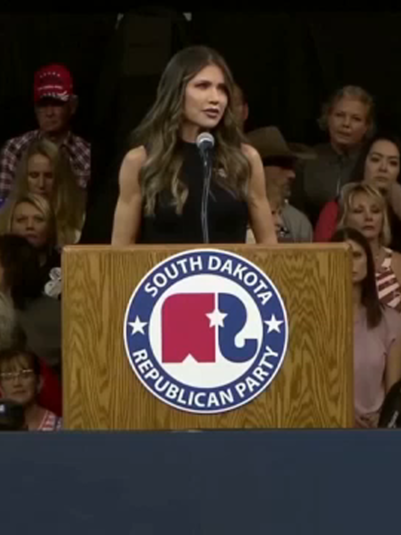 President-elect Donald Trump is expected to soon announce he has chosen South Dakota Gov. Kristi Noem as his next secretary for the Department of Homeland Security. #news #trump #kristinoem