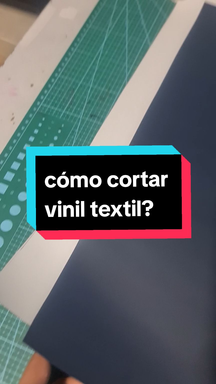 Respuesta a @creacines_jireh cómo cortar vinil textil? 