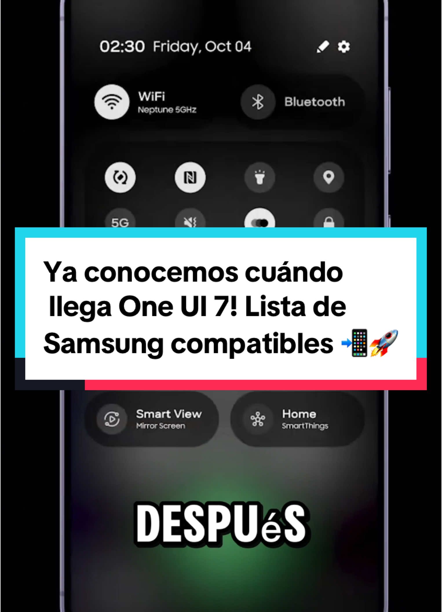 Ya conocemos cuándo llega One UI 7! Lista de Samsung compatibles 📲🚀 #OneUI7 #Samsung #OneUIActualización #SamsungActualización #OneUI7Funciones #SamsungGalaxy #Android #OneUI7Lista #Tecnología #GalaxyUpdate #SamsungFan #OneUIExperiencia #SamsungNovedades #GalaxyActualización #SamsungDispositivos #OneUI7Lanzamiento #GalaxyUsuarios #SamsungCommunity #OneUILanzamiento #longervideos 