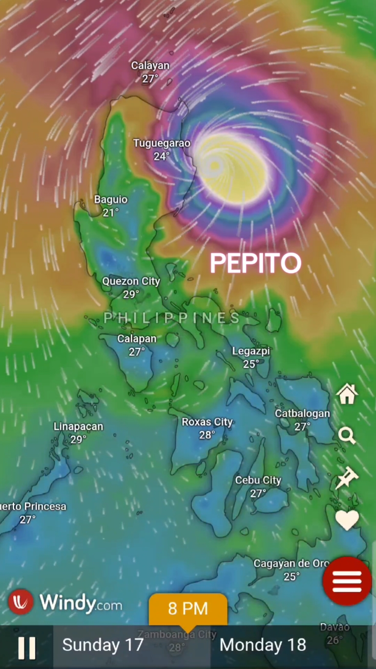 #ofelph #pepitoph #fyp #ingat #pilipinas #weatherupdatetoday #bagyo #staysafe 