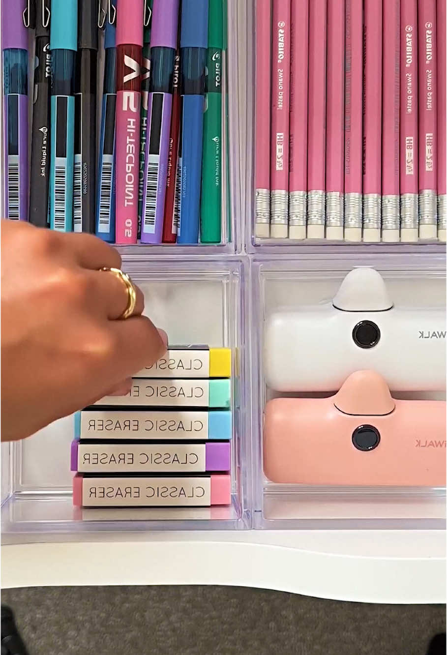 ASMR Office Drawer Organization 🤩👏🏼🤍 All Products Link's in Bio Go Amazon Storefront Search You Find These Products #organization #officeorganization #homeoffice #workfromhome #asmr #satisfying #aesthetic #Lifestyle #cleangirlaesthetic #motivation #productivity #thatgirl #organizedhome #stationery #stationeryaddict #amazonfinds #amazonmusthaves #amazonfavorites #deskorganization #deskgoals #fyp #foryoupage #asmrsounds #organize #office #organizingtiktok #desksetup #Home #restock #refill 