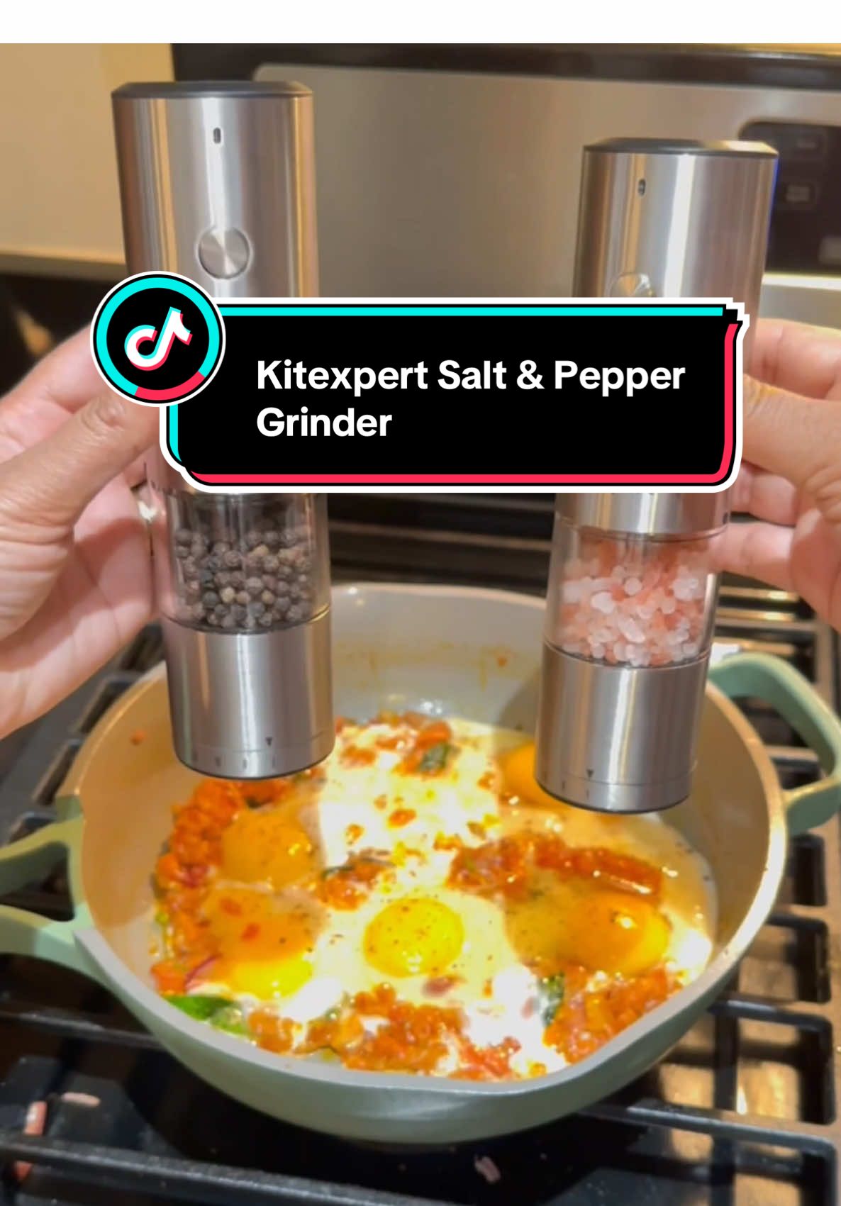Level up your seasoning game with the Kitexpert USB Rechargeable Salt & Pepper Grinder Set! Sleek, adjustable, and LED-lit for the perfect sprinkle every time. @KITEXPERT  Click the orange cart to get yours now! #homecooking #kitchengadgets #KitchenHacks #kitchenware #householditems #mealprep #saving #shaker #saltandpepper #saltandpeppergrinder #giftideas #KitchenEssentials #Kitexpert