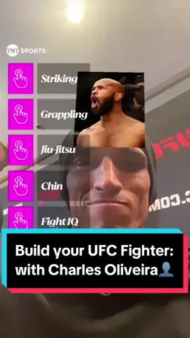 Build your UFC Fighter: with Charles Oliveira 👤😅 #UFC309 | Nov 16 | LIVE on TNT Sports Box Office  #UFC #MMA #KO #knockout #fight #boxing #charlesoliveira #fun #game #goat #martialarts 