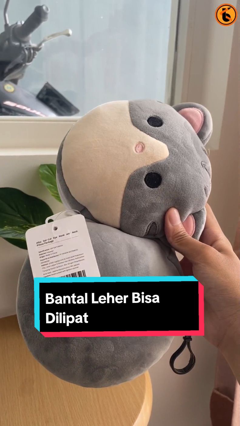 bantal leher lipat untuk travelling #bantalleher #bantaltravel #bantalboneka #WIBGAJIAN #bantallucu #neckpillow