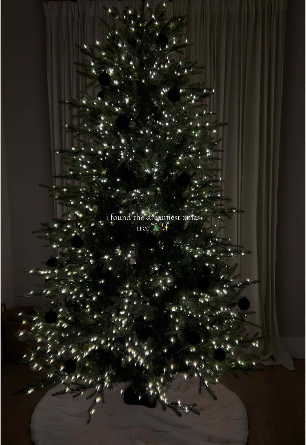 Im OBSESSED with this Christmas tree! 🎄✨♥️ & I think its better than the viral Home Depot tree! Menards - Enchanted Forest® 7.5' Prelit Grand Empress Fir Artificial Christmas Tree #christmastree #homedepotchristmastree #christmasdecor #viralchristmastree 