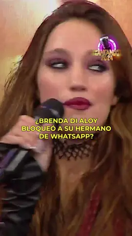 😱 ESTALLÓ LA INTERNA FAMILIAR: ¿Brenda Di Aloy BLOQUEÓ A SU HERMANO de WhatsApp? Mirá el clip completo en el canal de YouTube de América TV 📺 #Cantando2024 por #AméricaTV  #brendadialoy #yuyitogonzález