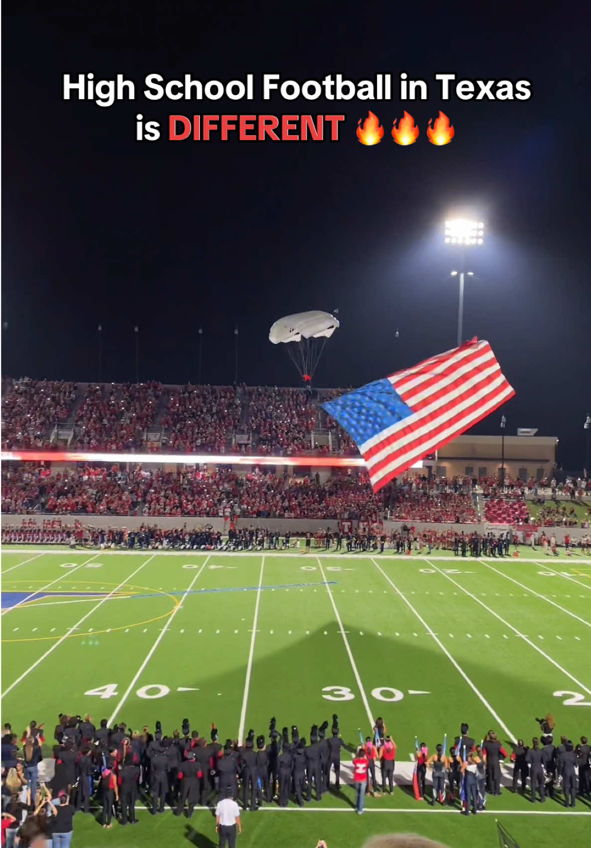 Texas football does it BEST 😱😎 #football #texas #highschoolfootball #playoffs #environment #loud #energy 