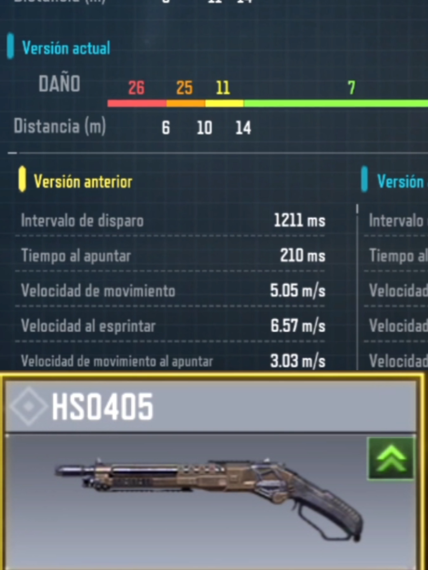 a quien se le ocurrio darle un BUFF a la HS0405? #codmobile #hs0405