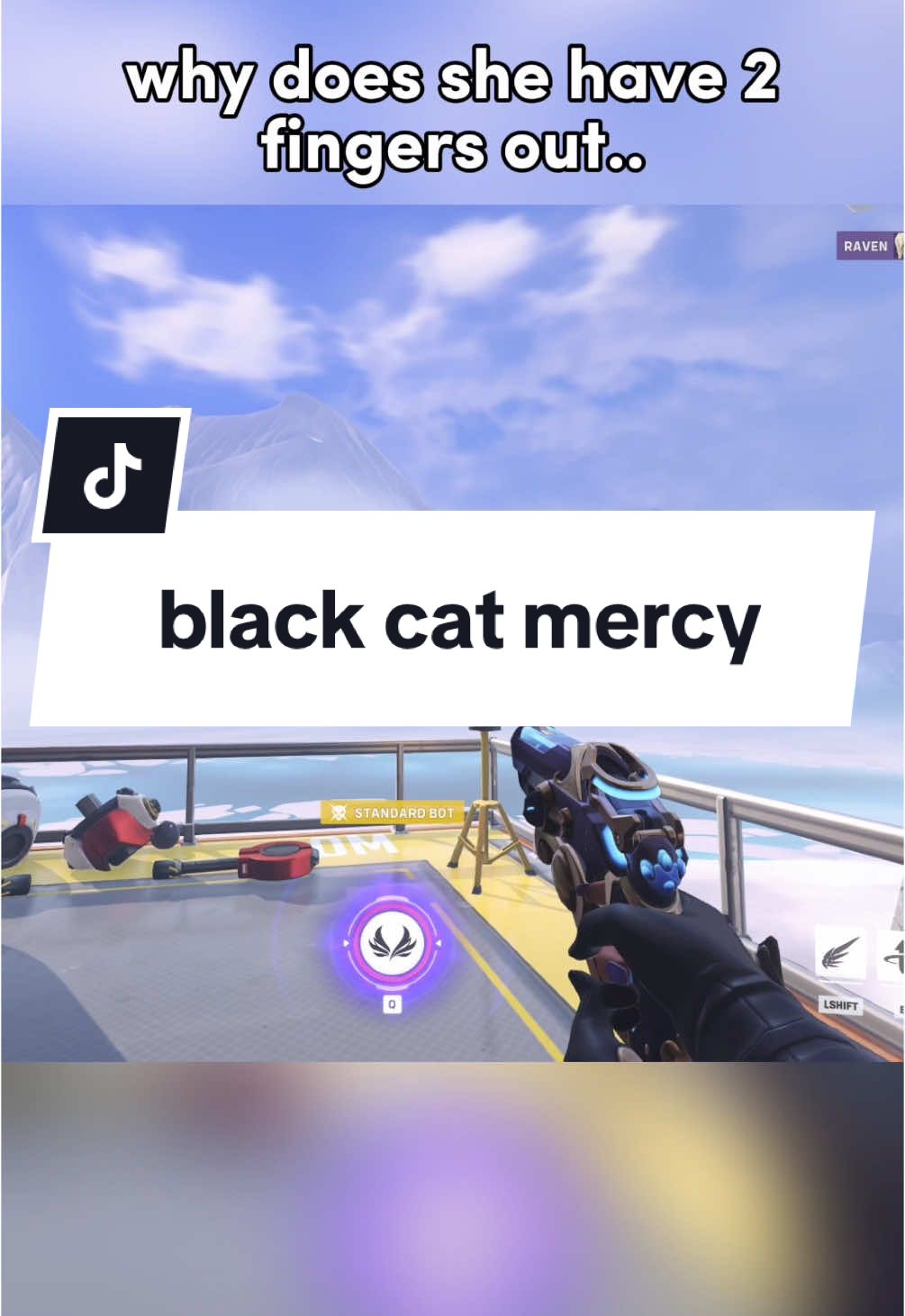 dont forget to cut your nails girly! #mercy #mercyoverwatch #catmercy #overwatch2 #ow2 #overwatch #pharmercy  