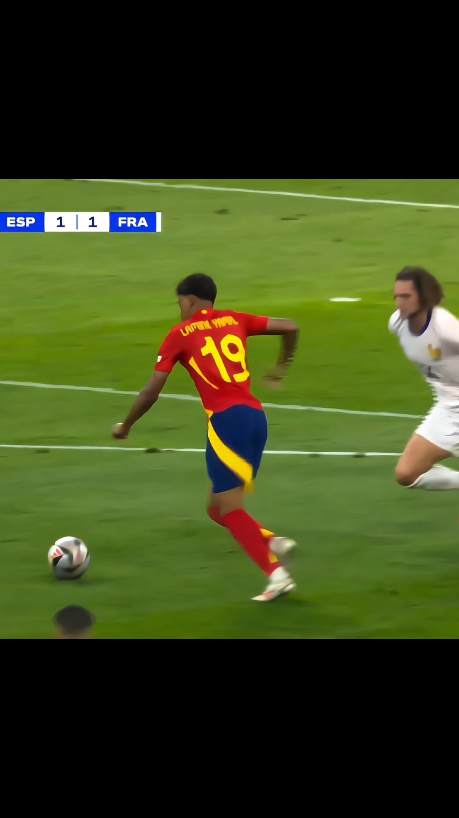 Lamine Yamal's goal against France at EURO👶💀😱 #lamine #yamal #lamineyamal #goals #spain #winner #EURO2024 #fypchallenge #foryoupage #foryour #foryou #fyp 