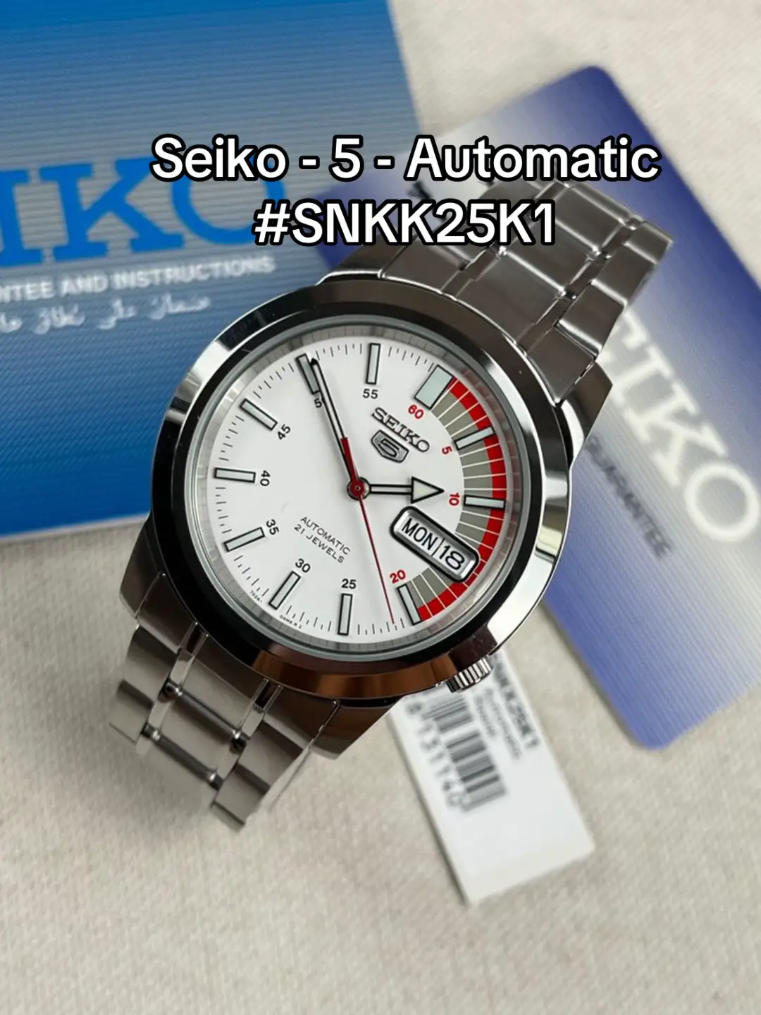 Seiko - 5 - Automatic  #snkk25k1  All Units are : OFFICIAL RELEASE BY SEIKO 💯 ✅Original ✅Brandnew ✅complete papers ❌We don’t sell MOD/IMITATION or FAKE ❌ 💰MODE OF PAYMENT :  COD/COP /GCASH/BANK TRANSFER  COD : NEED DOWNPAYMENT FOR SURE BUYER  ONLY ! 🛵We do shipping via LALAMOVE / LBC📦 Visit also our Page to check our Legit Transaction  Fb Page : Moon Watches & Essential #fyp #foryou #fyp  #seiko  #seikomenswatch   #seikowatches #trending #moonwatches #foryoupage #trendingnow #trend #foryoupageofficiall #trend #fypage 