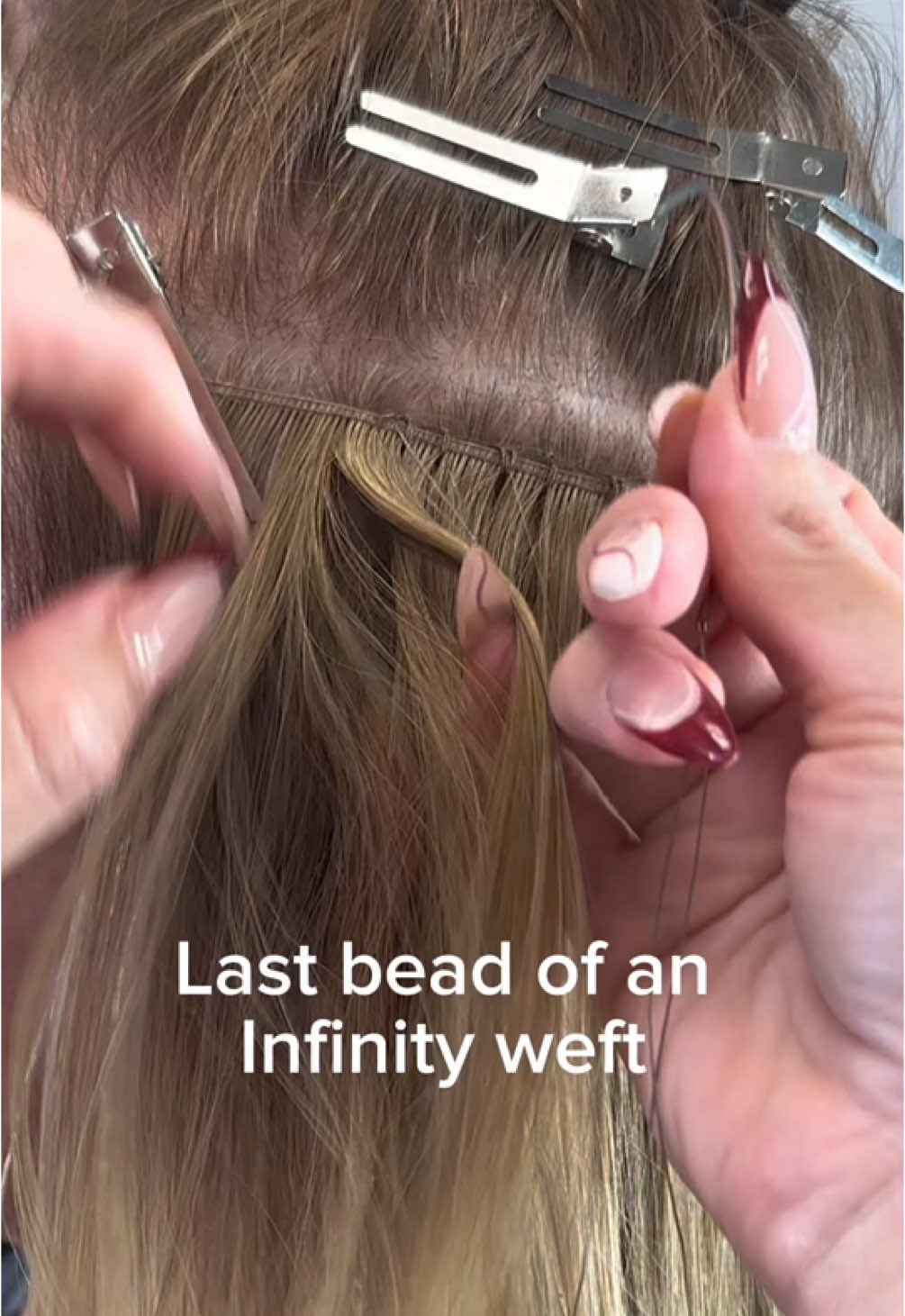 Infinity weft  #hairextensions #weftextensions #wefthairextensions #hairstyles 