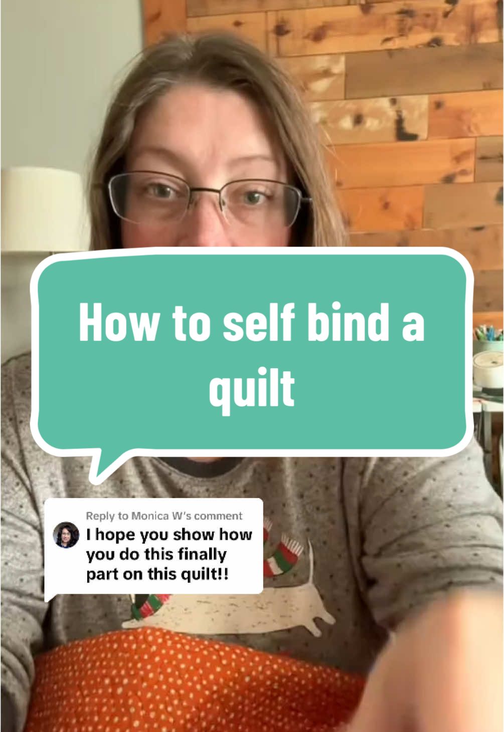 Replying to @Monica W Heres how I like to self bind my #quilts 😘 #quiltersoftiktok #quiltingforbeginners #quilttok #mojavefarmsquiltco #quilting #quiltingtiktok #quilters #quiltingismytherapy 