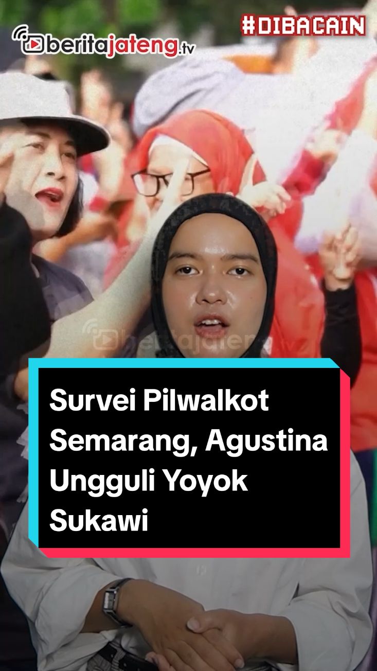 Survei tatap muka yang dilakukan terhadap 400 responden dengan hak pilih pada 3 sampai 8 November 2024 ini, ungkap perubahan dramatis dalam elektabilitas para calon. Pasangan Agustina Wilujeng dan Iswar Aminuddin memuncaki simulasi surat suara dengan empat puluh lima koma dua persen. #PilkadaJateng2024 #DebatPilkada #PembangunanBerkelanjutan #PilwalkotSemarang #DebatPilwalkot #Semarang #pilkadajateng2024 #beritaditiktok #beritahariini #jatenggayeng #jateng24jam #politik #viralkan #demak24jam #viralditiktok #beritaterkini #youtubechannel #SemarangMaju #berita #viral_video 