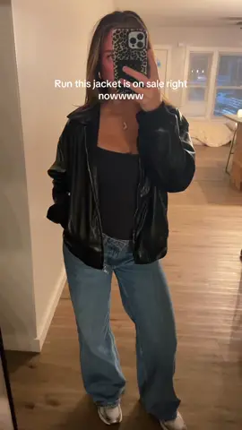 This is your sign to invest in a leather jacket  #staplewardrobe #tiktokshopblackfridaysale #fypシ #leatherjackets 