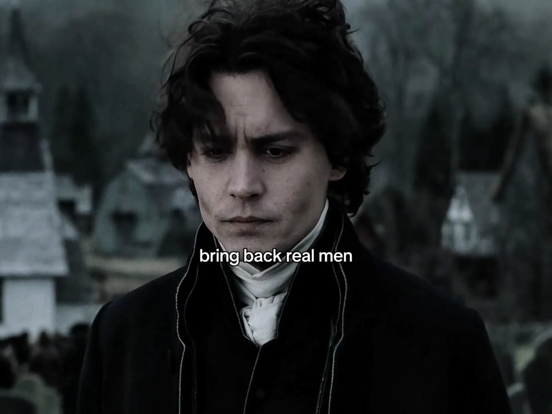 bring back REAL men #sleepyhollow #ichabodcrane #johnnydepp #fyp 