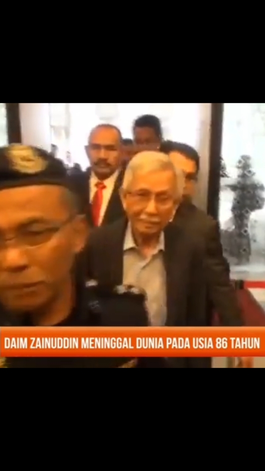 #Daim Zainuddin meninggal dunia pada usia 86 tahun#hadi #tiktok #perikatannasional #kerajaanperpaduan #pas #bersatu #fyp #foryou #anwar #dap #gps #grs #Daim #mahathir 