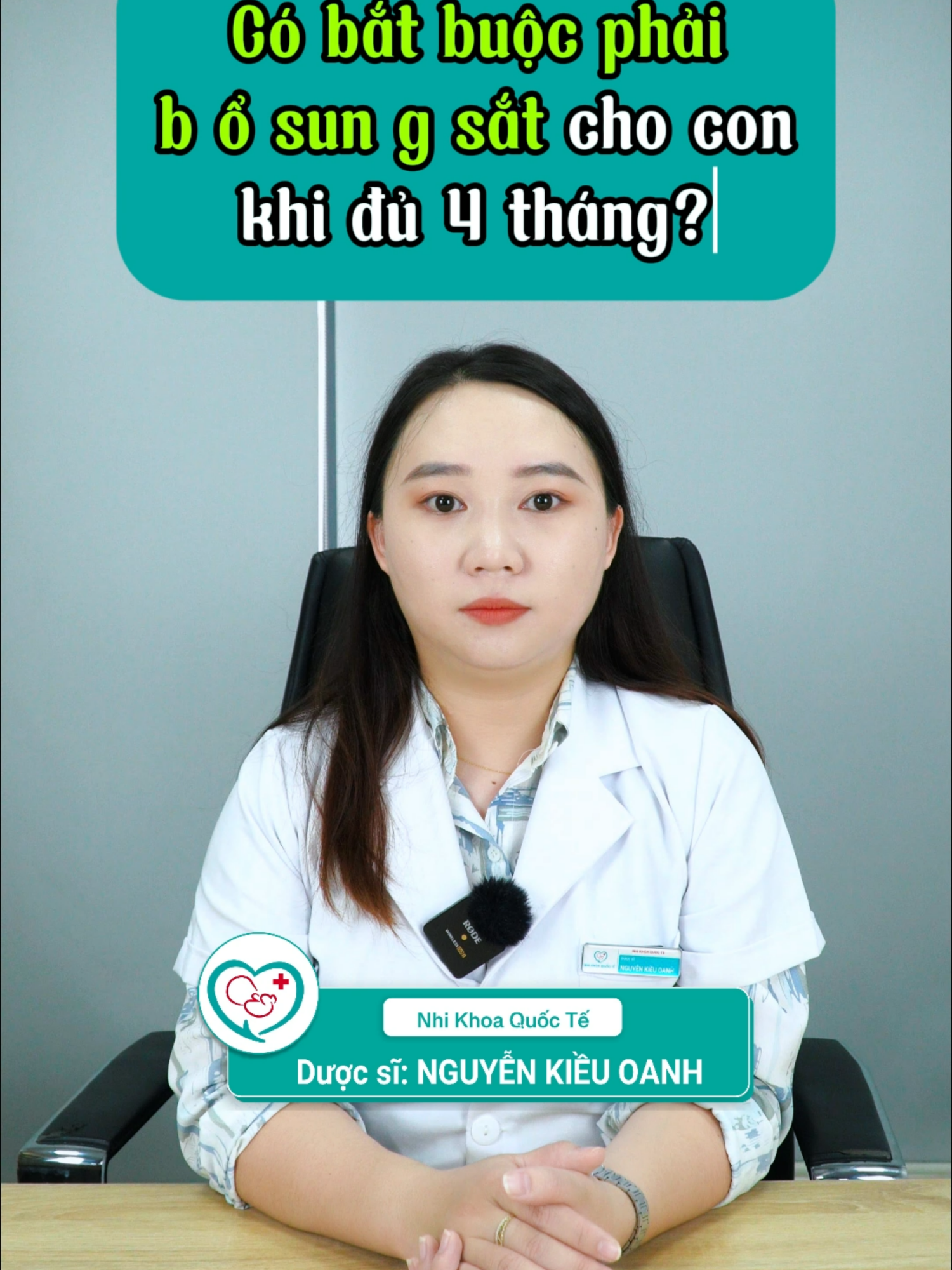 Có Bắt Buộc Phải Bổ Sung S ắt Cho Con Khi Đủ 4 Tháng Hay Không? #nhikhoaquocte #mebimsausinh #fypシ #mebimsua #dinhduongsuckhoe #mevabe #fypシ゚