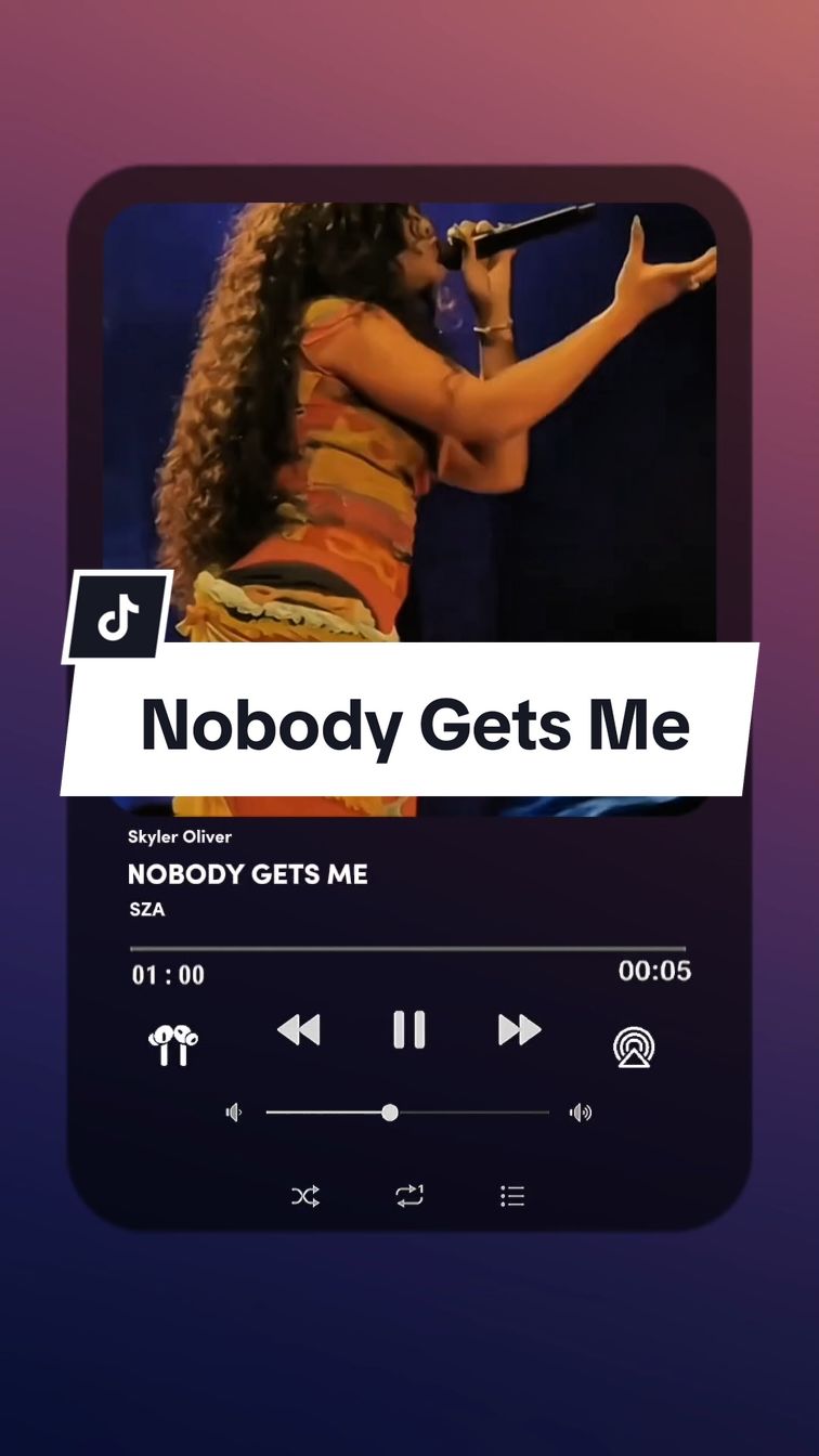 Nobody Gets Me - SZA @szaglobal #nobodygetsme #sza #fyp #fypage #fypviralシ #song #Flashback 