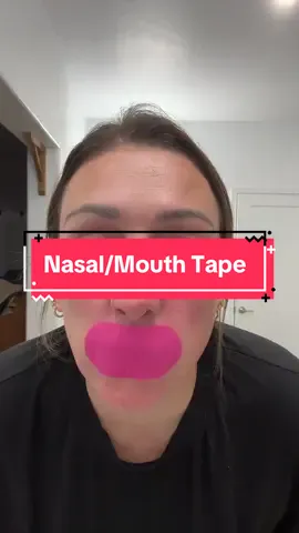 Cute pink nasal strip and mouth tape set! #snoring #snore #sleep #mouthtape #nosestrip #breathingstrips #tiktokshop 