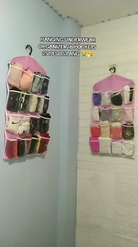 HANGING WALL UNDERWEAR ORGANIZER #organizer #HANGINGORGANIZER #WALLORGANIZER 
