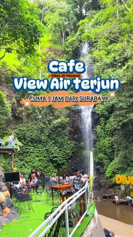 Ada cafe didalam wisata air terjun, nama cafenya Jungle Cafe Waterfall viewnya menghadap langsung ke panorama air terjun dlundung Trawas 📍Wisata Air Terjun Dlundung Ketapanrame, Kec Trawas Kab Mojokerto - HTM 10.500 weekday 12.000 weekend - Jam Buka 07.30-17.00 WIB - Bisa untuk camping ground #junglecafe#junglecafewaterfall  #airterjundlundung #dlundungtrawas #dlundungwaterfall #liburanjawatimur #jamilatunmaysarie @jamilatunmaysarie 
