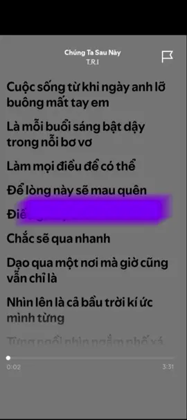 Chúng Ta Sau Này  #music #lyric #fyp #viral #trendingsong #thinhhanh #xuhuong #tramy776 #my_licee🍀 